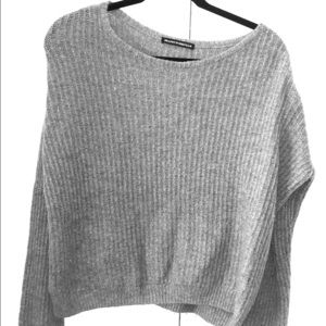 Oversized Grey Brandy Melville Sweater
